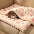 thumbnail image 5 of Dog Blanket, Multi-Purpose Cat Throw, All-Season Soft Plush Couch Protector, Warm Crate Pad Mat for Small Pets, Machine Washable(2XL,Pink), 5 of 7