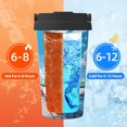 thumbnail image 5 of Uemuo Urban Riverside Clock Tower Print Carry Insulated Coffee Mug, Travel Mug with Hidden Handle, Insulated Coffee Flask, Leak-proof Travel Mug Insulated Mug for Office, 5 of 8