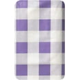 thumbnail image 6 of Newbridge Purple Pastel Easter Farmhouse Check Vinyl Tablecloth With Flannel Backing, Spring Gingham Flannel Backed Vinyl Tablecloth, 60” x 84” Oblong/Rectangle, Purple, 6 of 6