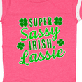 thumbnail image 4 of Inktastic Super Sassy Irish Lassy with Green 4 Leaf Clovers Boys or Girls Baby Bodysuit, 4 of 5