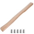 thumbnail image 3 of Replacement Wooden Tool Handle Wood Handle with Wedges for Builders Anti-Slip Labor-Saving 1Set, 3 of 5