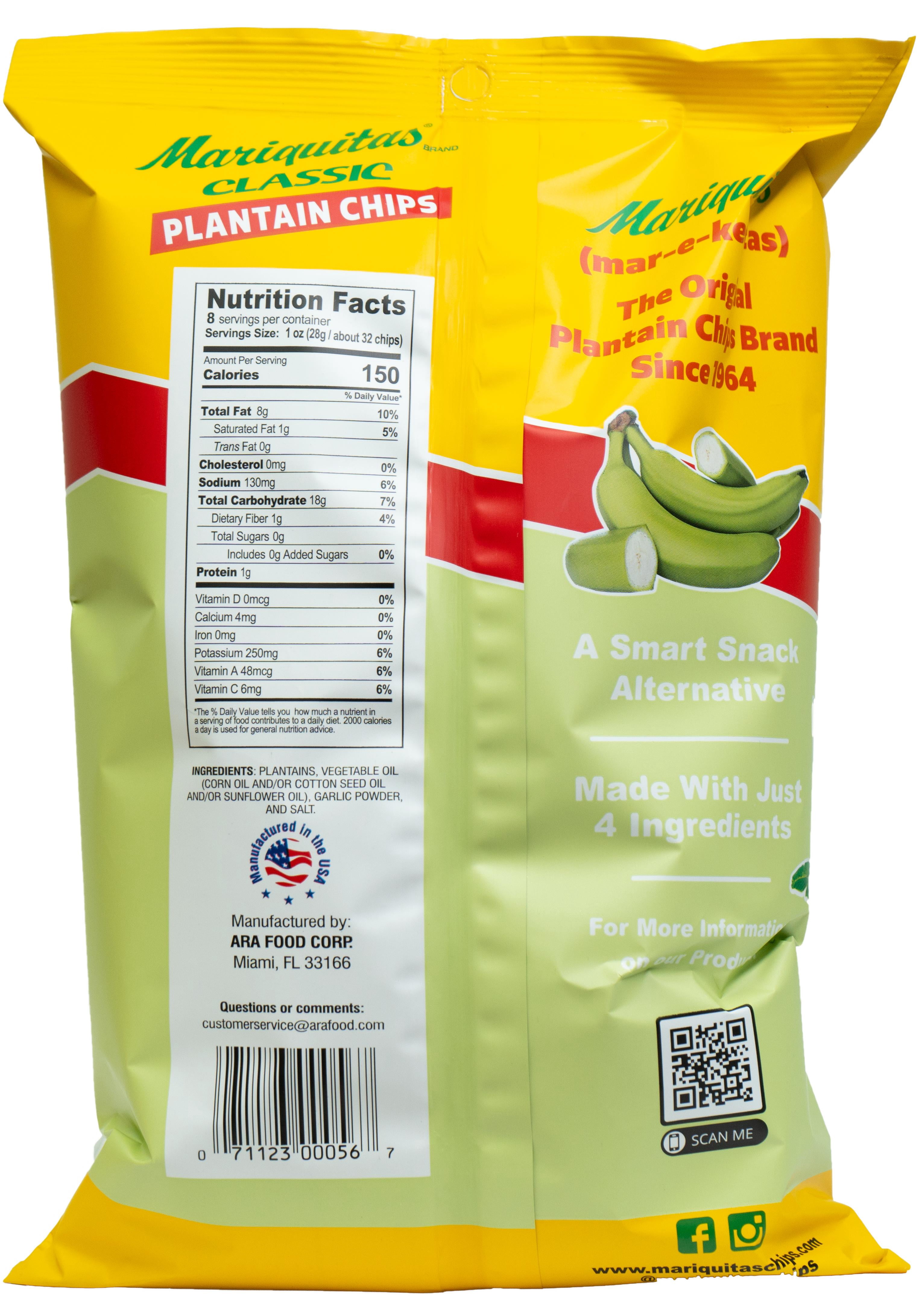 Mariquitas Plantain Garlic 8oz