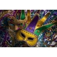 thumbnail image 2 of Mardi Gras Mask and Wall Mural by Wallmonkeys Peel and Stick Graphic (24 in W x 16 in H) WM13130, 2 of 4