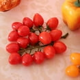 thumbnail image 4 of veasfak Artificial Fruit Cherry Tomatoes Fake Lifelike Simulation Decor Ornament Red, 4 of 9