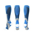 thumbnail image 5 of 6 Pairs 15-25mmHg Knee-High Compression Socks for Women & Men - Wide Calf Design, Ideal Support for Athletics, Travel，Daily wear, 5 of 7