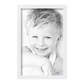 thumbnail image 2 of ArtToFrames 8" x 14" Contemporary White Picture Frame, 8.5x14 inch White Wood Poster Frame (WOM-4731),  Pack, 2 of 7