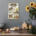 thumbnail image 4 of Rustic Kitchen Wall Art - Kitchenware Pictures for Farmhouse Dining Room Wall Decor, Vintage Kitchen Flowers Canvas Prints, Kitchen Painting Framed Artwork for Country Home Decorations 12x18 Inches, 4 of 6
