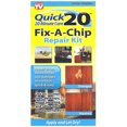 thumbnail image 1 of Quick 20 No Heat Fix-A-Chip Repair Kit Fix Chips Burns Dings Damage Surface Wood Plastic Stone Match Any Color 4 Oz. Pack Liquid Leather 20-415, 1 of 3