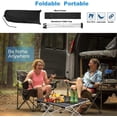 thumbnail image 4 of Portable camping table, lightweight folding table with aluminum tabletop and carrying bag, easy to carry, perfect for outdoor, picnic, cooking, beach, 4 of 5