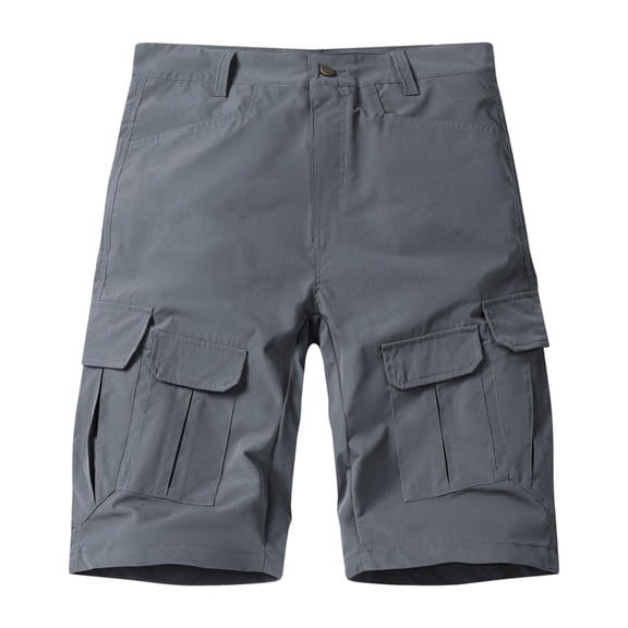 JIUKE Cargo Shorts Foe Men Casual Summer High Waisted Straight Leg out Door Hiking Shorts with Pockets