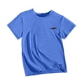 thumbnail image 5 of ZOSOED Girls Crewneck Shirts Loose-Fitting Crewneck Casual Shirts with Stich Blue 16-17years, 5 of 5