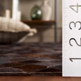 thumbnail image 5 of SAFAVIEH Studio Leather Vita Geometric Area Rug, Brown/Charcoal, 4' x 6', 5 of 11