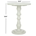 thumbnail image 2 of SAFAVIEH Greta Round Top Accent Table Off White, 2 of 3