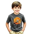 thumbnail image 2 of PMVFHDE Boys T Shirts Toddler Kids Halloween Shirt Boys Pumpkin Short Sleeve T Tee for Fall Winter Spring Summer Daily Wear, 2 of 3