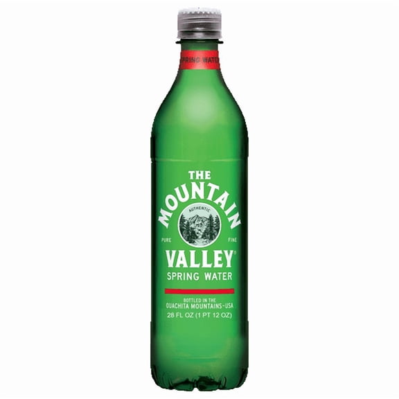 Mountain Valley Spring Water, 28oz PET Spring - 2 Pack