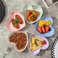 thumbnail image 4 of Home Use Bone Spit Plate Snack Dish Fruit Bowl Cake Plate Multi-purpose Tableware Set with Storage Base Kitchen Dining Utility Dishes, 4 of 5