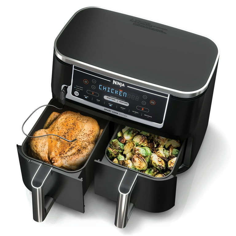 Ninja® Foodi® 6-in-1 Smart 10-qt. 2-Basket Air Fryer - Walmart.com
