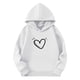 thumbnail image 3 of Sudaderas con capucha para niños y niñas, sudaderas casuales de manga larga, lindas sudaderas de gran tamaño con bolsillo de polar, chaquetas para niñas, 3 of 4
