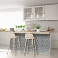 thumbnail image 6 of Mi Alma Gray Flower Peel & Stick Tiles - Vinyl Backsplash 8x8, 6 of 11
