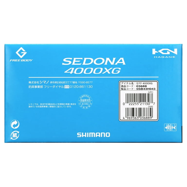 Shimano SEDONA FI Spinning Reels Blue Box CHOOSE YOUR MODEL!!, Shimano  Sedona 3000 Review