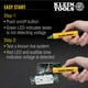 thumbnail image 4 of Kit de comprobador eléctrico Klein Tools NCVT1PKIT sin contacto, 4 of 9