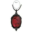 thumbnail image 5 of Naierhg Bat Pendant Necklace Women Gothic Choker Oval Pendant with Bat Pattern Vintage Witch Jewelry Gift for Halloween Birthday Anniversary, 5 of 7