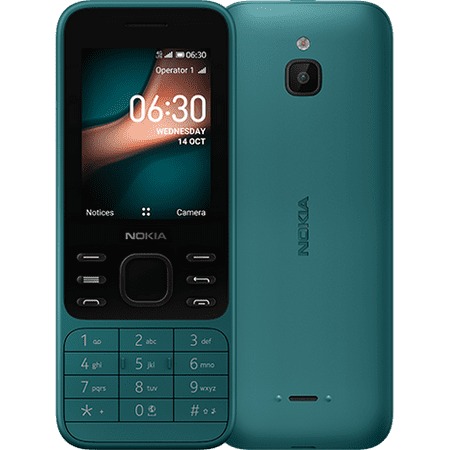 Nokia 6300 4G TA-1324 4GB GSM Unlocked Dual Sim Phone - Cyan Green