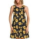 thumbnail image 1 of Fotbe Royal Blue Plaid Sunflower Vestido de Verano sin Mangas para Mujer – Vestido Midi Línea A, Estilo Camiseta Floral, Vestido Playero Casual y Fluido, 1 of 7