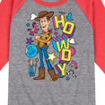 thumbnail image 3 of Toy Story 4 - Woody Howdy - Toddler & Youth Raglan Graphic T-Shirt, 3 of 6