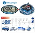 thumbnail image 4 of Floor Storage Game Blanket Set with 3 PCS Die-Cast Cars and 1 PC Die-Cast Plane - Police, 4 of 4