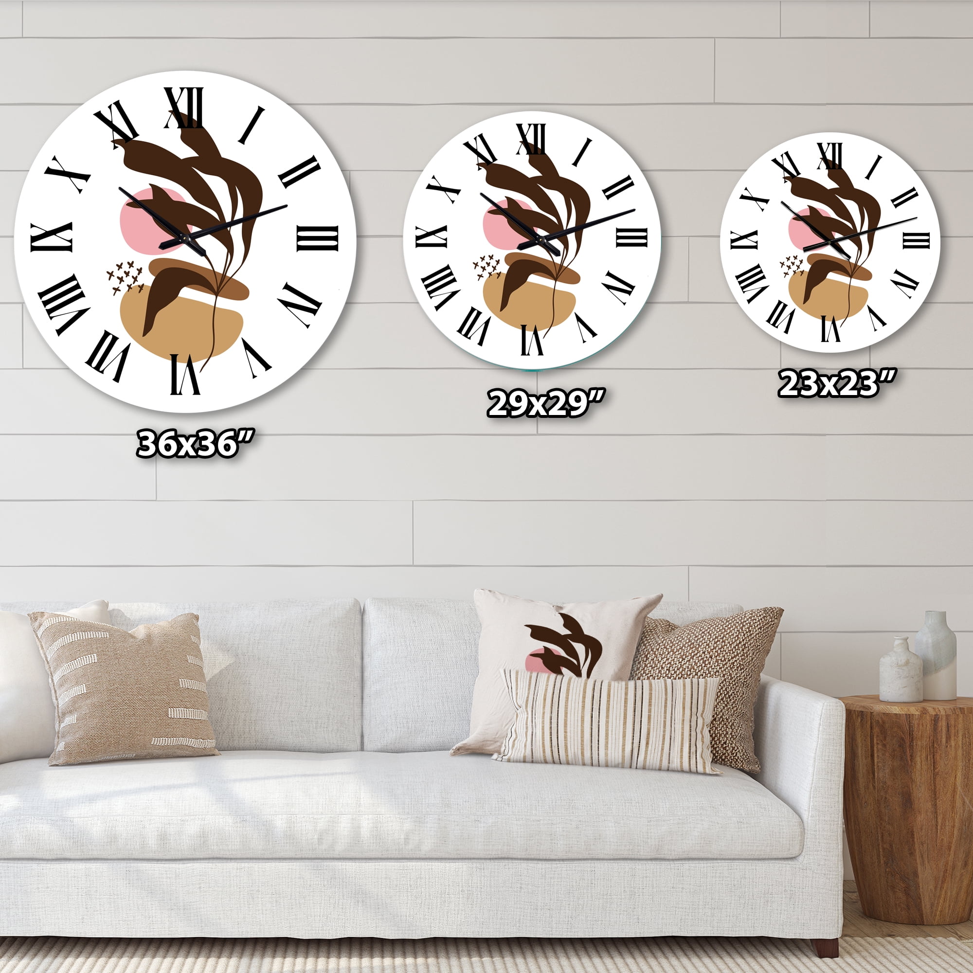 Designart 1 in Quartz Modern/Contemporary Wall Clock
