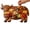 E, variant on Highland Cow Wooden Charcuterie Board, 10.6"x11" Rustic Farmhouse Serving Board Made from Natural Solid Wood with Compartments for Cheese, Meat, Fruit Snack, Mother's Gift for Women Men