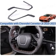 thumbnail image 6 of TINKI Steering Wheel Button Frame Cover Fit for Chevrolet Corvette C8 Stingray 2020-2023, ABS Car Steering Wheel Panel Protection Frame Molding Sticker Trim, 6 of 12