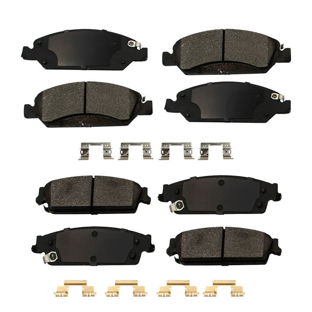 Balatas AG para Auto Comlpeto para Chevrolet Silverado 1500 2008 a 2018 8 Piezas Nuevas