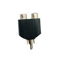 thumbnail image 2 of US 10-20Pc RCA Y Splitter Adapter 2 Female 1Male Audio Video AV TV Cable Convert, 2 of 7