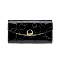 thumbnail image 1 of Sonducket Cartera de cuero para mujer, elegante tarjetero de Color sólido, bolsillo con cremallera, carpeta de fotos, monedero para niñas, Carteras Negro Tipo 1, 1 of 6