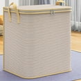 thumbnail image 4 of Pedty Storage Case,1*Storage Basket,Large Blanket Storage Heavy Duty Mobile Bag with Zipper and Reinforced Handling Container Closet Organizer and Storage Mobile Bag for Bedding,Closet Organizers, 4 of 4