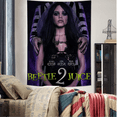 thumbnail image 2 of Tapiz bohemio vintage de la película Beetlejuice 2, decoración de pared con Buda indio, brujería hippie, tapiz de pared barato, 2 of 4