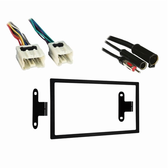 Fits Nissan Altima 1998-2001 Metra Double DIN Dash Kit with Harmony Radio Harness