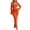 C-Orange5, variant on DHFJKG Womens Crochet 2 Piece Skirt Sets Summer Beach Outfits Long Sleeve V Neck Twist Front Crop Top High Rise Maxi Bodycon Resort Wear Soft Outfit
