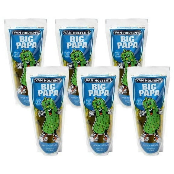 Van Holten's Pickles - Big Papa Pickle-In-A-Pouch - 6 Pack
