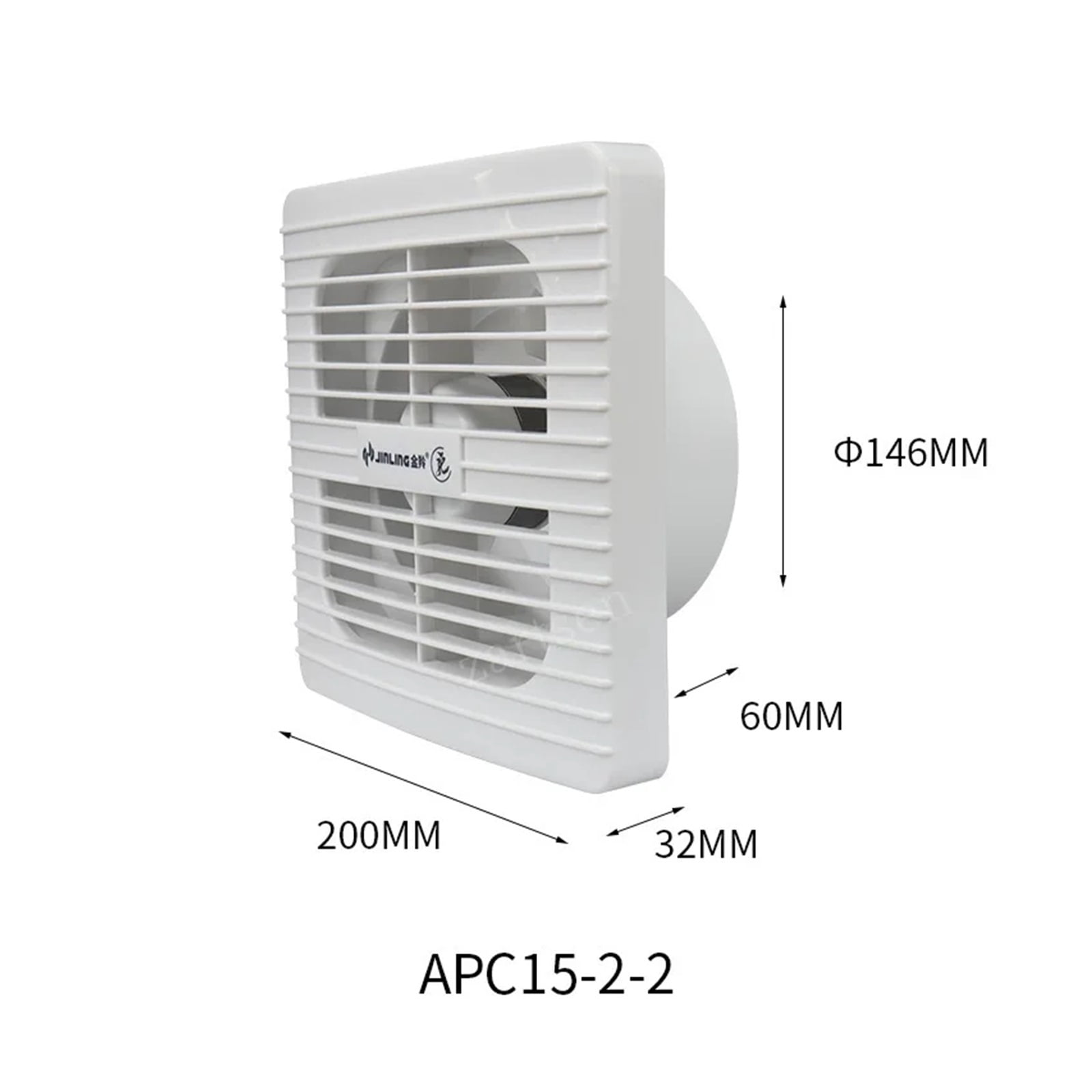 4/6/8Inch Electric Extractor Ventilation Fan Exhaust Air Blower Bathroom Kitchen Toilet Window Wall Pipe Duct Inline Exhaust Fan ,Energy-Efficient