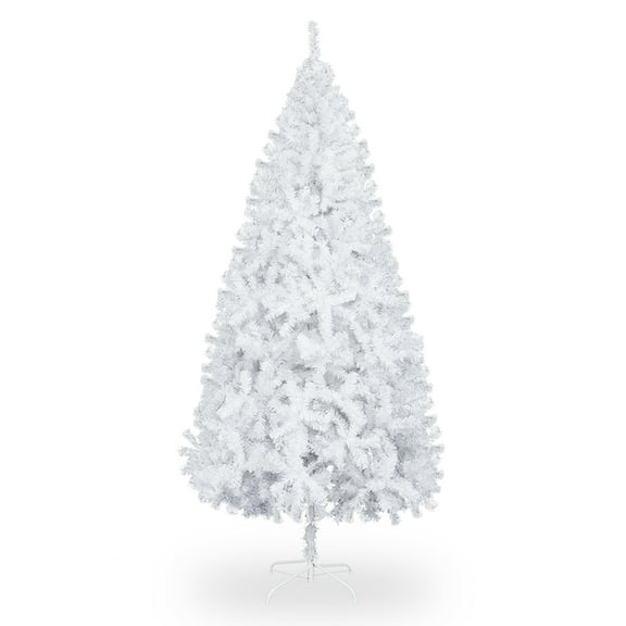 Bonnlo Artificial Christmas Tree, Upgraded Full 4ft White Christmas Tree w/ 346 Branch Tips, Small Christmas Tree for Home, Office, Party Decoration