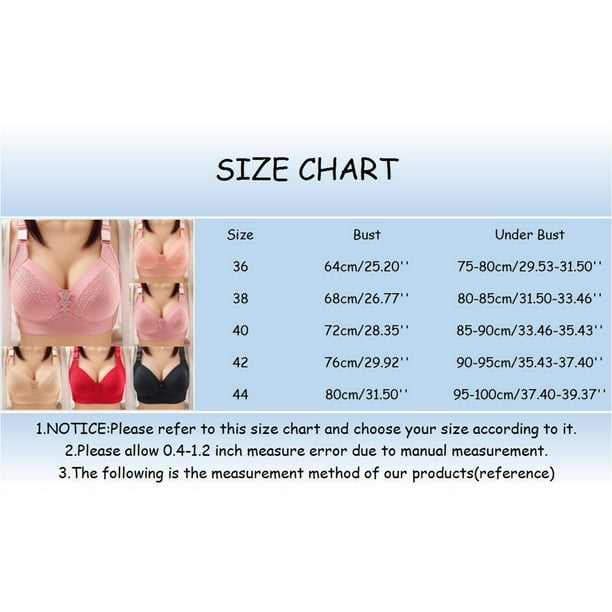 Aligament Bra For Women Blissful Benefits Bra Wire Push Up Full Coverage  Smoothing Everyday Bra Comfort Flex Fit Bras Size 42 