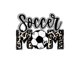 thumbnail image 2 of Camisetas de manga corta para mujer, cuello redondo, estampado floral, ajuste holgado, para verano, otoño 2025Soccer Mom Graphic Print T-Shirt - Casual Crew Neck Short Sleeve Top, Polyester Knit Fab, 2 of 6