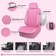 thumbnail image 4 of Fundas para asientos de coche CAR PASS con ribetes de piel lujosa en la parte delantera, x2, 4 of 7