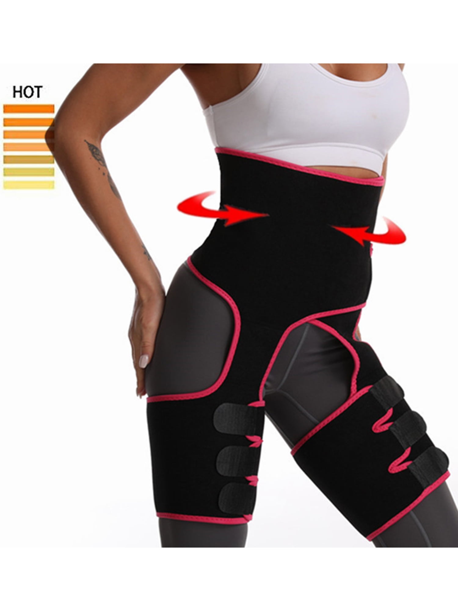 Body 3-in-1 High Waist Thigh Trimmer for Women Hip Enhancer Invisible ...