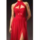 thumbnail image 5 of Vestido Tesare Halter, sin mangas, largo y hueco, para mujer, 5 of 6