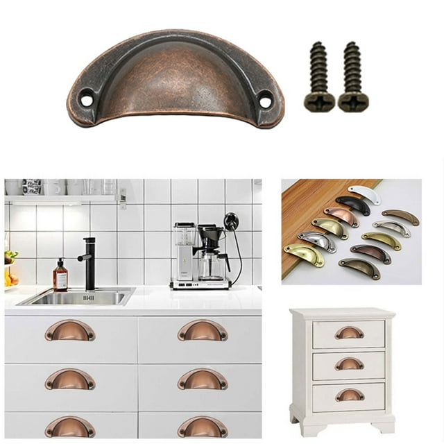 Vaidha Poignée de Tasse Classique Tirette Armoire de Cuisine Porte de Meuble Tiroir