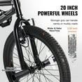 thumbnail image 3 of KFFKFF BMX Cycle, Freestyle Bike with 20-Inch Wheels, BMX Racing Cycle with 360° Rotator and Four Pegs, Suitable for Novice to Skilled Riders, BMX Bikes for Teens and Adults, 3 of 9
